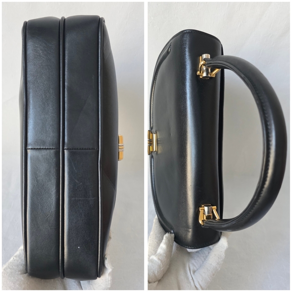 Auth Gucci Vintage Hysteria Turn-lock Leather Satchel - Picture 11 of 12